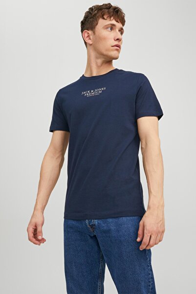 Jack & Jones Premiıum % 100 Pamuk Regular Fit Bisiklet Yaka T Shirt Erkek T S...