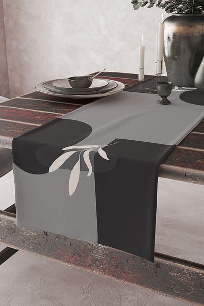 Skhome Premium Custom Design Decorative Digital Printed Runner