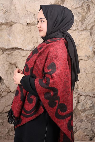 FORUM Ethol Poncho - Patterned and Colorful - 01 Model