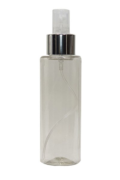 Sampex 1 Adet 100 Ml Gümüş Renk Spreyli Boş Pet Şişe