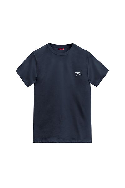 raru Ανδρικό T-shirt Agnito Petrol - 100% βαμβάκι