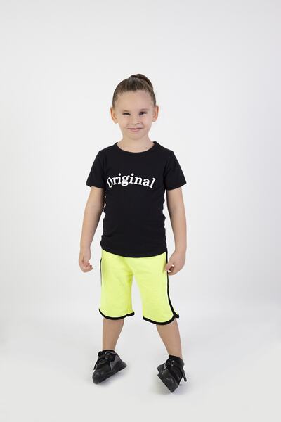 Harika KIDS Costum Capri de bază cu imprimeu original pentru băieți, cu vârsta 1-9 ani