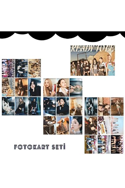 Kpop Dünyasi Twıce '' Ready To Be '' Fotokart Seti
