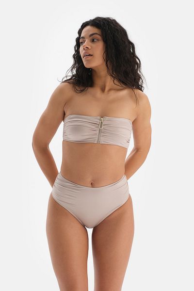 Dagi Beige brasilianische Bikinihose
