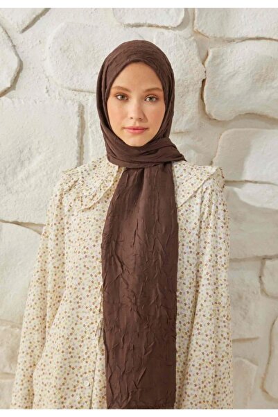 Mercan Aksesuar Tesettür Kadın Bambu Kraş Ütü Istemez Şal
