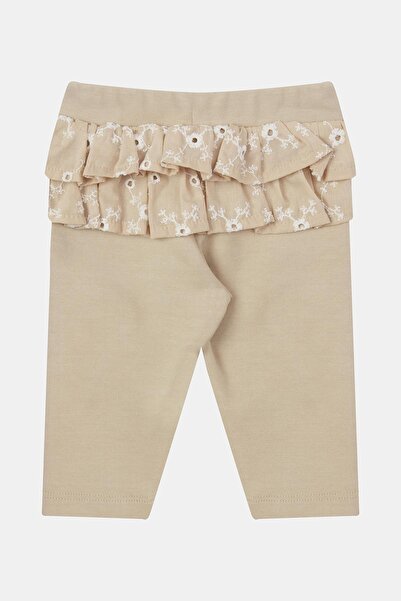 Layette Bg Store Baby Girl Beige Leggings 23ss0lt7201