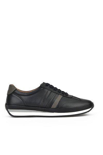 Ziya , Ανδρικό Sneaker από γνήσιο δέρμα 1311002 060 Μαύρο