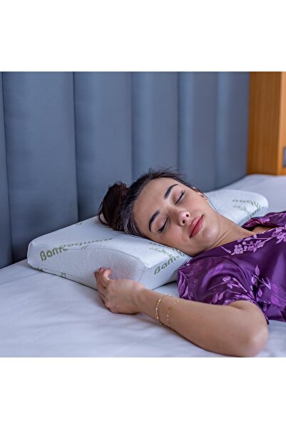 Simple. The Pillow Servikal Visco Yastık Boyun Fıtığı Boyun Düzleşmesi Boyun Ağrısı Için Ortopedik Boyun Yastığı