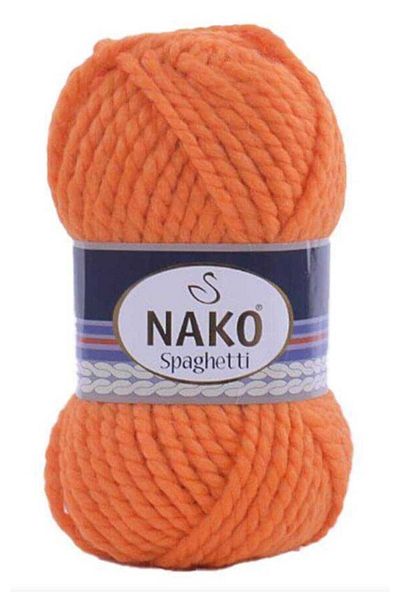 NAKO (5 Pieces) Spaghetti 93 Orange Hand Knitting Threads
