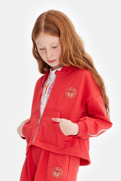 Tyess Top cu trening roșu pentru fetiță 23ss0tj4411