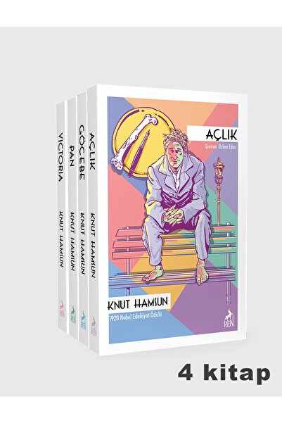 Ren Kitap Knut Hamsun Kitapları Seti (4 Kitap)