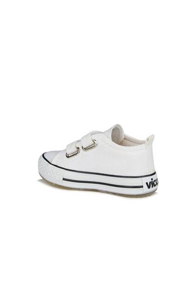 Vicco Pino Unisex Children's White Booties Lighted Linen Shoes