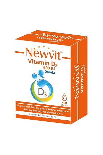 Newvit Drop Vitamin D3 - 600 Iu