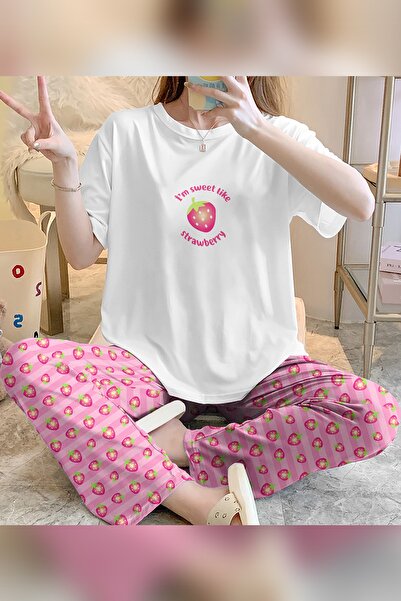 PEMBİŞ HOMEWEAR Σετ πιτζάμες με κοντά μανίκια από υπεραπαλό ύφασμα