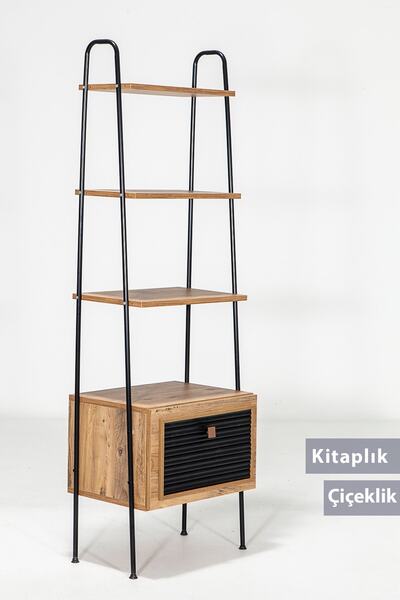 MOBETTO Arya Genç Odası Kitaplık - Ceviz