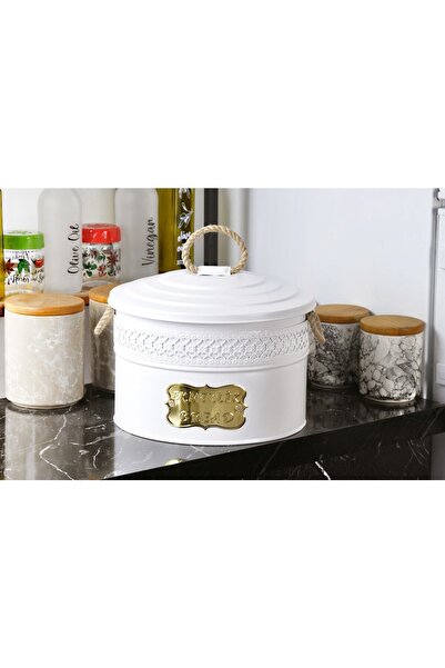 Yıldıray Metal Yuvarlak Metal Kapaklı Ekmeklik