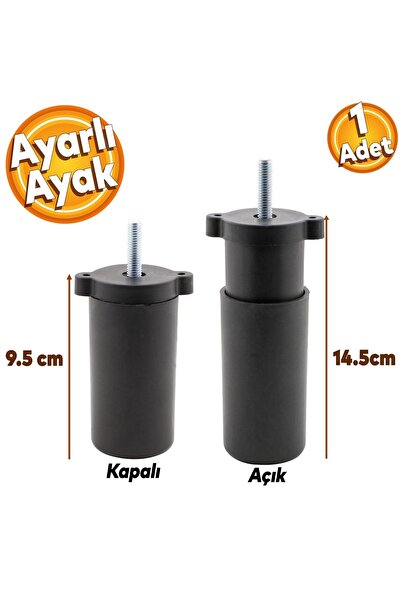 KOLDOOR Mobilya Kanepe Sehpa Tv Ünitesi Koltuk Orta Destek Ayağı Ayarlanabili...