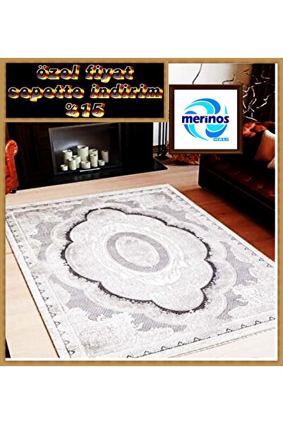Merinos Rodin Sık Dokuma Kalın Muhteşem Halı 19774 096
