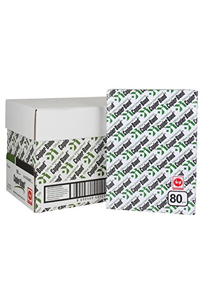 Copier bond A4 80Gr Copy Paper 5X500=2500 Pieces (1 Box)