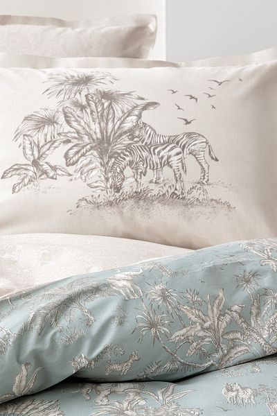 Yataş Aster Double Duvet Cover Set - Ranforce Sage