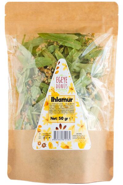 EGEYE DÖNÜŞ Ihlamur Çayı Yaprak Çiçek Form Bitki Çayı - 50 Gr. (1. KALİTE)