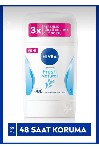 NIVEA Kadın Stick Deodorant Fresh Natural 48 Saat Deodorant Koruması 50ml Fresh Natural Kadın