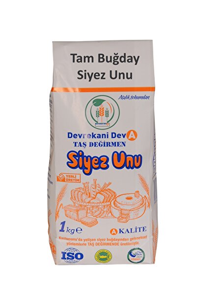 Devrekani DevA Kastamonu Taş Değirmen Tam Siyez Unu 1 Kg