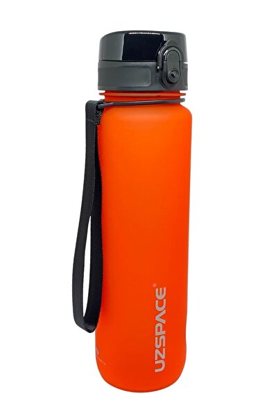 Uzspace زجاجة مياه تريتان ناعمة الملمس من سلسلة المجموعة الجديدة سعة 1000 مل