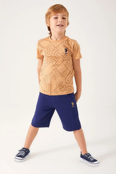 U.S. Polo Assn. САЩ Polo Assn. 1327 Костюм бермуда за момче - с форма
