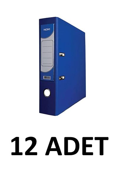 Noki 12 Pieces Blue Wide Plastic Folder