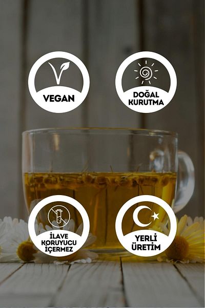EGEYE DÖNÜŞ Farma Quality Chamomile Tea - Dried, 50 Gr.(1.Quality)