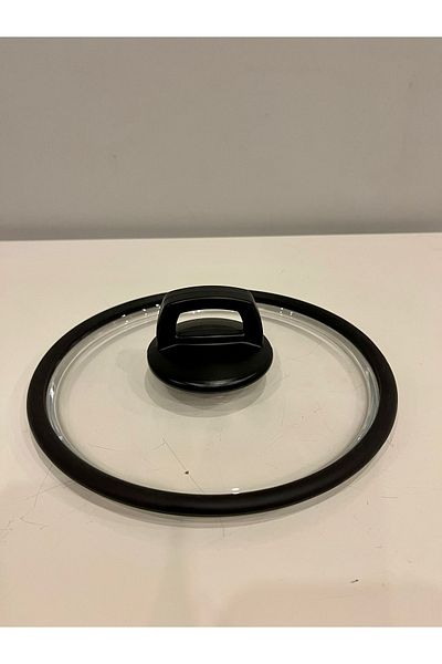 Casa Milano Black S Silicone 22 Cm Glass Cover & Top