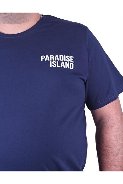MocGrande Μπλουζάκι με λαιμόκοψη σε μεγάλο μέγεθος Paradise Island 23103 Marin