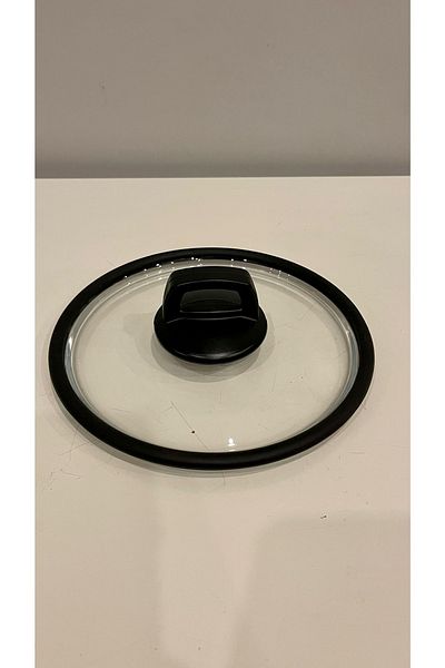 Casa Milano Black S Silicone 18 Cm Glass Cover & Top