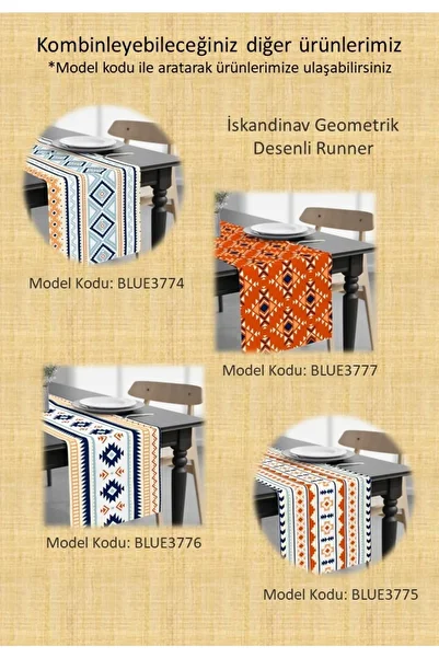FUS BLUE Ethnic Patterned 6-Piece Throw Pillow Pillowcase Set