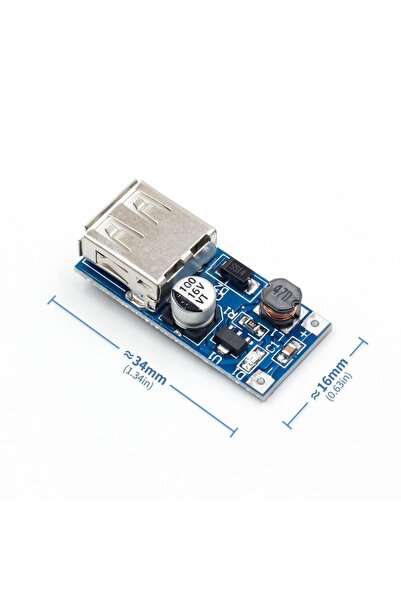 Genel Markalar Dc Usb 5v 600ma Voltaj Yükseltici Modül Dc-dc Usb Step Up Boos...