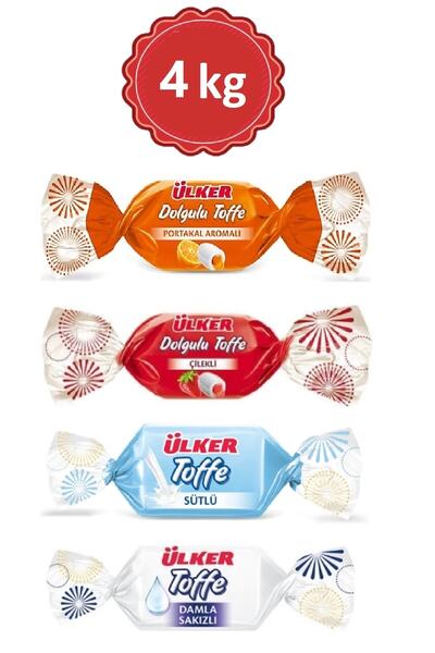 Ülker Karma Toffee Bayram Şeker Paketi 4 Kg