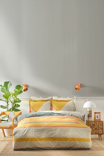 Karaca Home Karaca Home Selena Muștar Dublu 100% Bumbac Set Husă Pilomă