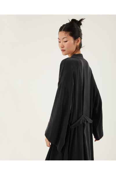 Towdoo Milky Way Uzun Kimono Cupro Elbise