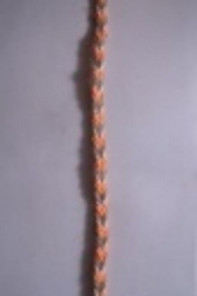 Eskişehir hobi sanat 8 mm Neon Orange 3 Meters Decorative Fish Tread Hair Braid Strip - Whips Hives Lanyard