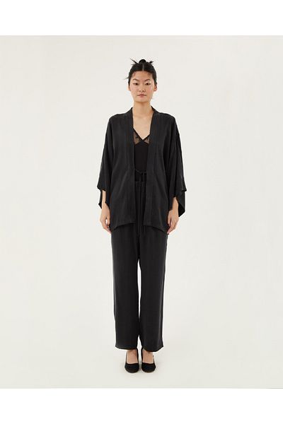 Towdoo Day Cupro Fabric Short Kimono