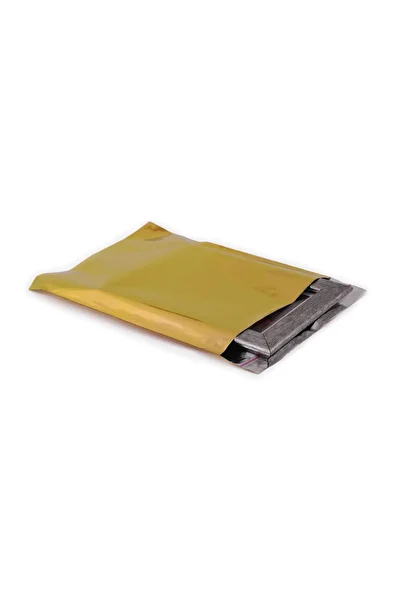 repro design 7X9 cm Gold Shiny Metalized Tape Gift Package – 100 Pieces