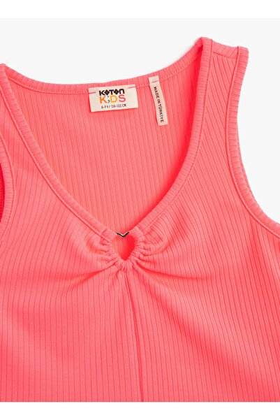 Koton Plain Pink Girls Undershirt 3skg30039ak