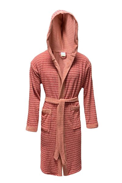 Lucy and Home Πλεκτό μπουρνούζι από 100% βαμβάκι Unisex