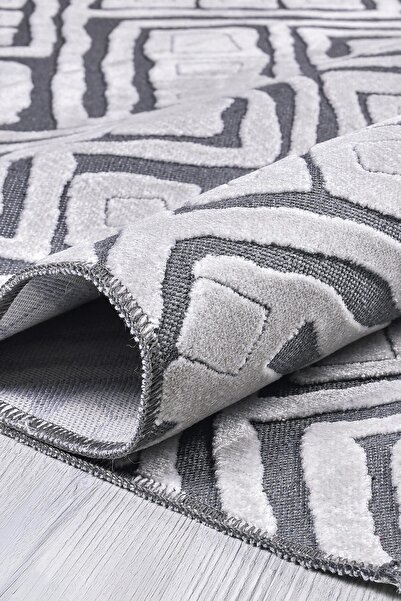 Konfor Halı Konfor Las Monte 3002 Dekoratif Saçaklı Dokuma Modern Halı