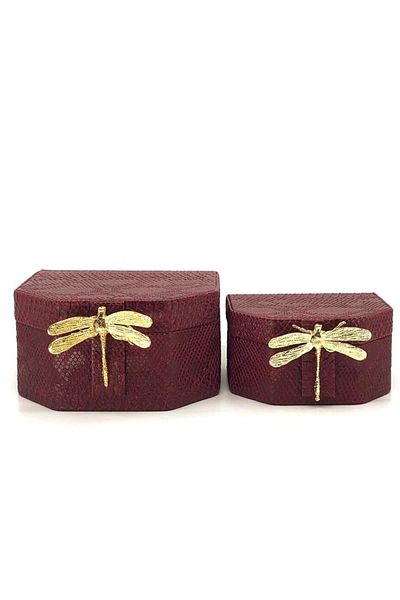 By Ari Ev Dekorasyon Double Dragonfly Box Set Ku147-3