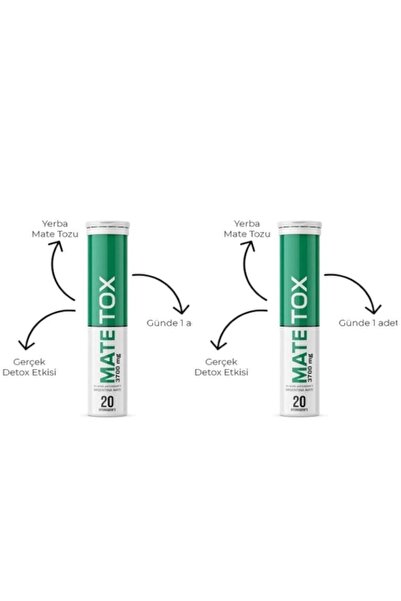 NEDOX ماتيوكس ديتوكس - 20 قرص فوارة، 2 قطعة