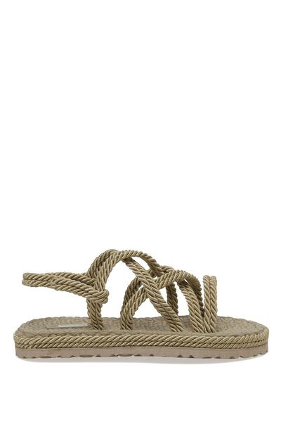 Butigo Γυναικεία ίσια σανδάλια Hailey 3fx Natural