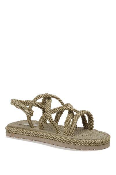 Butigo Γυναικεία ίσια σανδάλια Hailey 3fx Natural