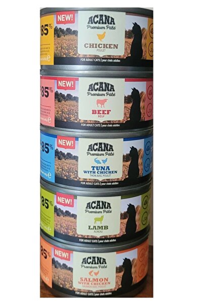 Acana Premium Pate Kedi Konservesi Karışık 5 Adet